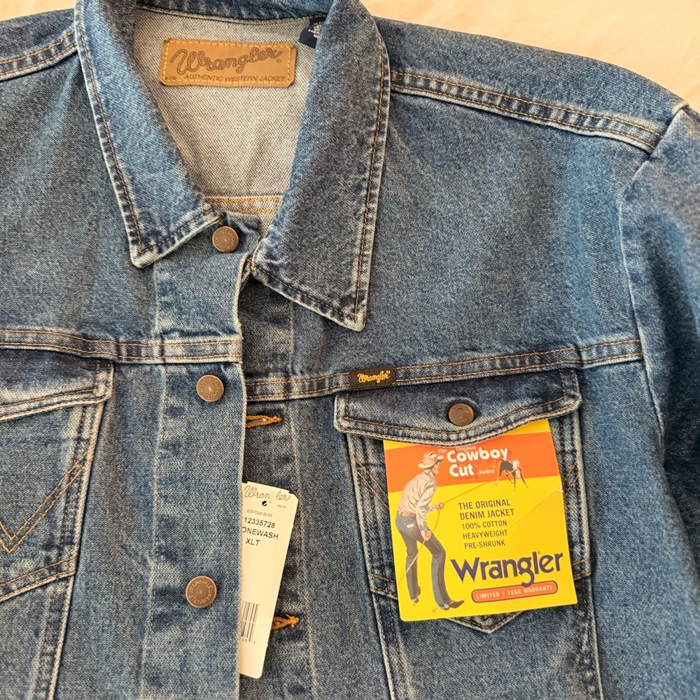 Vintage Wrangler Cowboy Cut Denim Jacket